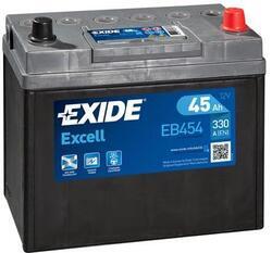Autobaterie EXIDE Excell 12V, 45Ah, 300A, EB454 - 1