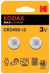 Baterie Kodak CR2450, Lithium 3V, (Blistr 2ks)