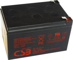 Akumulátor (baterie) CSB GP12120 F2, 12V, 12Ah, Faston 250, široký - 1