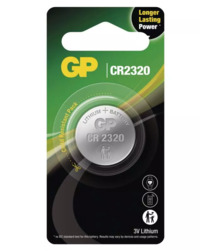 Baterie GP CR2320, Lithium, 3V, (Blistr 1ks)
