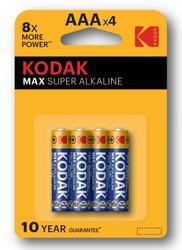 Baterie Kodak Max, LR03, AAA, Alkaline, (Blistr 4ks)
 - 1