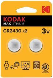 Baterie Kodak CR2430, Lithium, 3V, (Blistr 2ks)