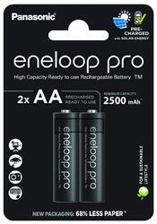 Baterie Panasonic Eneloop Pro BK-3HCDE/4BE, AA, 2500mAh, (blistr 2ks) - 1