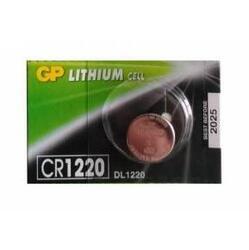 Baterie GP CR1220, Lithium, 3V, (Blistr 1ks) - 1