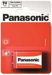 Baterie Panasonic zinco-carbon, 6F22RZ, 9V, (Blistr 1ks) výprodej 02,/2019 - 1