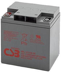 Akumulátor (baterie) CSB HRL12110W, 12V, 27,5Ah, zapuštěný závit M5 - 1
