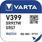 Baterie Varta Watch V 399 , hodinková, (Blistr 1ks) - 1/3