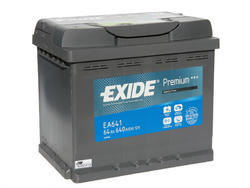 Autobaterie EXIDE Premium, Carbon Boost, 12V, 64Ah, 640A, EA641 - Levá - 1