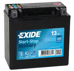 Autobaterie EXIDE Start-Stop Přídavná (Auxiliary), 12V, 13Ah, 200A, EK131 - 1