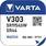 Baterie Varta Watch V 303, SR44SW, hodinková, (Blistr 1ks) - 1/4