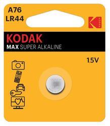 Baterie Kodak Alkaline LR44, A76, AG13, 357, 1,5V, (Blistr 1ks) - 1