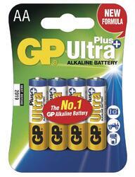 Baterie GP 15AUP Ultra Plus Alkaline, R6, AA, (Blistr 4ks) - 1