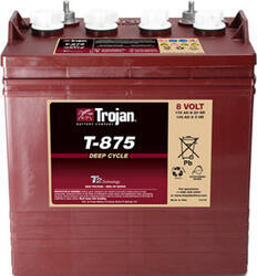 Trakční baterie Trojan T 875, 170Ah, 8V - průmyslová profi - 1