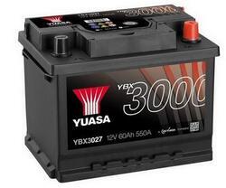 Autobaterie Yuasa YBX3000, 62Ah, 12V, 550A (YBX3027)