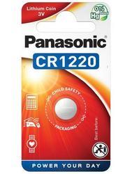 Baterie Panasonic CR1220, Lithium, 3V, (Blistr 1ks) - 1