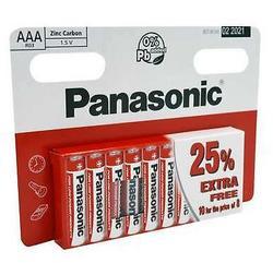 Baterie Panasonic zinco-carbon, R03RZ, AAA, (Blistr 10ks) - 1