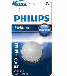 Baterie Philips CR2450, Lithium 3V, (Blistr 1ks) - 1
