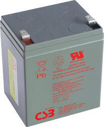 Akumulátor (baterie) CSB HRL1223W F2, 12V 5,5Ah, Faston 250, široký - 1