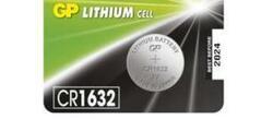 Baterie GP CR1632, Lithium, 3V, (Blistr 1ks) - 1