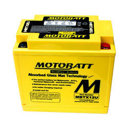 Motobaterie Motobatt MBTX12U, 12V, 14Ah, 200A (YTX12-BS, YTX14H-BS, AGM12-10) - 1