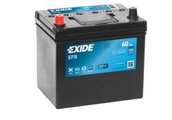 Autobaterie EXIDE Start-Stop EFB, 12V, 60Ah, 520A, EL605 - 1