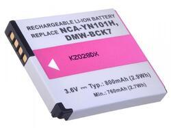 Baterie Panasonic DMW-BCK7, 3,6V (3,7V), 700mAh, 2,9Wh - 1