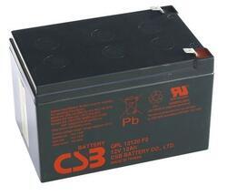 Akumulátor (baterie) CSB GPL12120F2, 12V, 12Ah, Faston 250, široký - 1