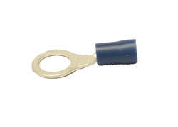 Kabelové očko, očka (oko) 5mm, pro drát 1,5-2,5mm, izolované, modré