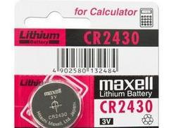 Baterie Maxell CR2430, Lithium, 3V, (Blistr 1ks) - 1