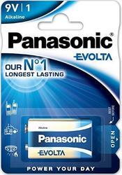 Baterie Panasonic Evolta Alkaline, 6LR61, 9V, (Blistr 1ks) - 1
