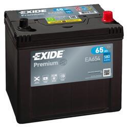 Autobaterie EXIDE Premium, 12V, 65Ah, 580A, EA654, Carbon Boost - 1