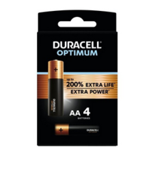 Baterie Duracell Optimum, AA, LR06, alkaline (Blistr 4ks) - 1