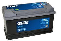 Autobaterie EXIDE Excell 12V, 95Ah, 800A, EB950 - 1