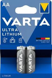Baterie Varta Ultra Lithium, 6106, AA, LR6, (Blistr 2ks) - 1