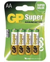 Baterie GP Super Alkaline, 15A, LR6, AA, 1013214000 (Blistr 4ks) - 1