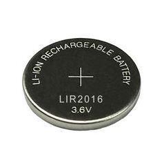 Knoflíkový akumulátor LIR2016, 3,6V, Li-Ion, nabíjecí, (Blistr 1ks) - 1