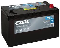 Autobaterie EXIDE Premium, 12V, 95Ah, 800A, EA954, Carbon Boost - 1
