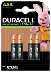 Baterie Duracell Stay Charged HR03, AAA, 900mAh, nabíjecí, (Blistr 4ks) - 1
