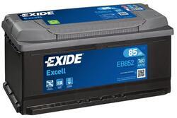 Autobaterie EXIDE Excell 12V, 85Ah, 760A, EB852 - 1