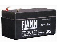 Olověný akumulátor Fiamm FG20121, 1,2Ah, 12V, (faston 187-48mm) - 1