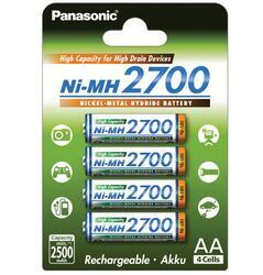 Baterie Panasonic 3HGAE/4BE, nabíjecí, 2700mAh, Ni-Mh, AA, (Blistr 4ks) - 1
