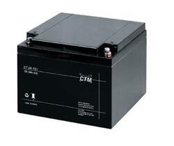 Akumulátor (baterie) CTM/CT 12-24 (24Ah - 12V - závit M5) - 1