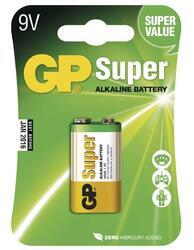 Baterie GP Super Alkaline 1604A , 9V, 1013501000 (Blister 1ks) - 1