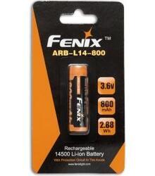 Baterie dobíjecí Fenix 14500 (velikost AA), 800mAh, Li-ion, 1ks - 1