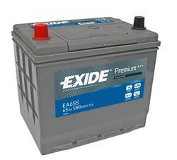 Autobaterie EXIDE Premium, Carbon Boost, 12V, 65Ah, 580A, EA655 - Levá - 1