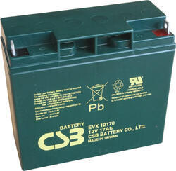 Akumulátor (baterie) CSB EVX12170, 12V, 17Ah, šroubová spojka, M5 - 1