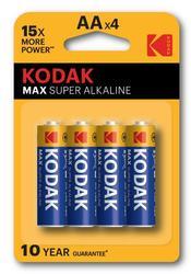 Baterie Kodak Max LR6, AA, Alkaline, (Blistr 4ks)
 - 1