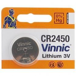 Baterie Vinnic CR2450, Lithium 3V, (Blistr 1ks) - 1