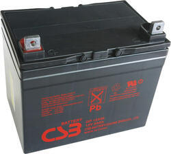 Akumulátor (baterie) CSB GP12340, 12V, 34Ah, šroubová spojka M6 - 1