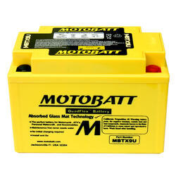 Motobaterie Motobatt MBTX9U, 12V, 10,5Ah, 160A (YTX9-BS, YT12A-BS, YTZ12S, YTZ14S) - 1